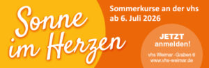 Graphische Ankündigung für die Sommerkurse